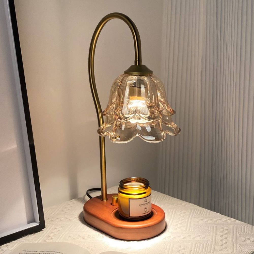 Home Fragrance French - Lampe fondue à cire rétro française,
