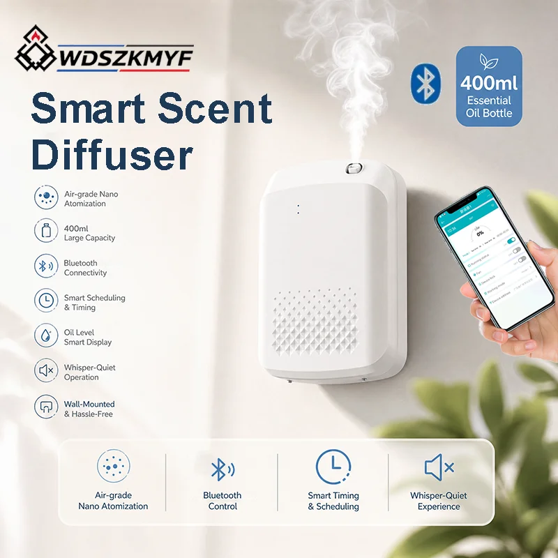 Home Fragrance Diffuser Electric - Diffuseur d'arômes électrique mural, machine à