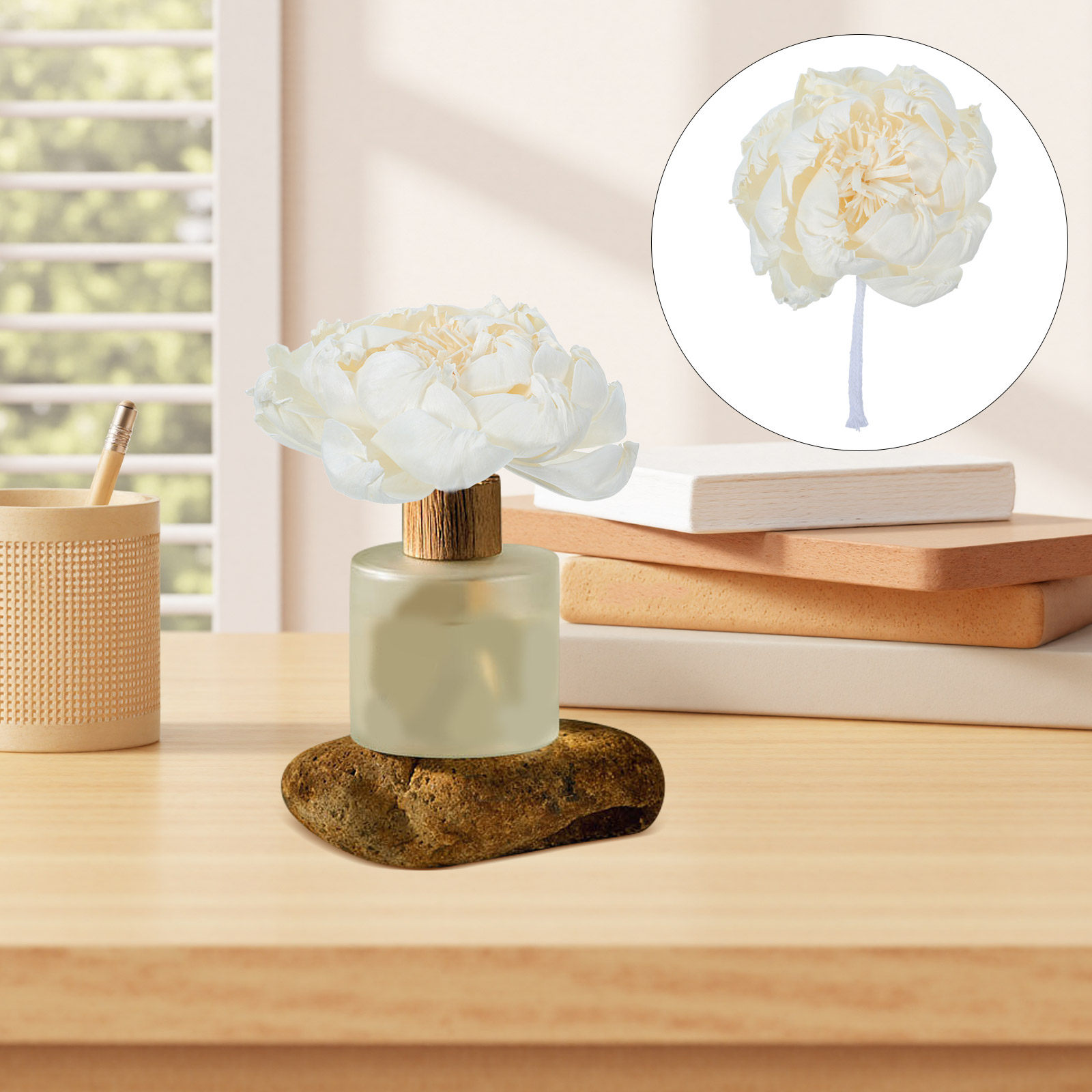 Home And You Fragrance Diffuser - Diffuseur de parfum tête de pivoine