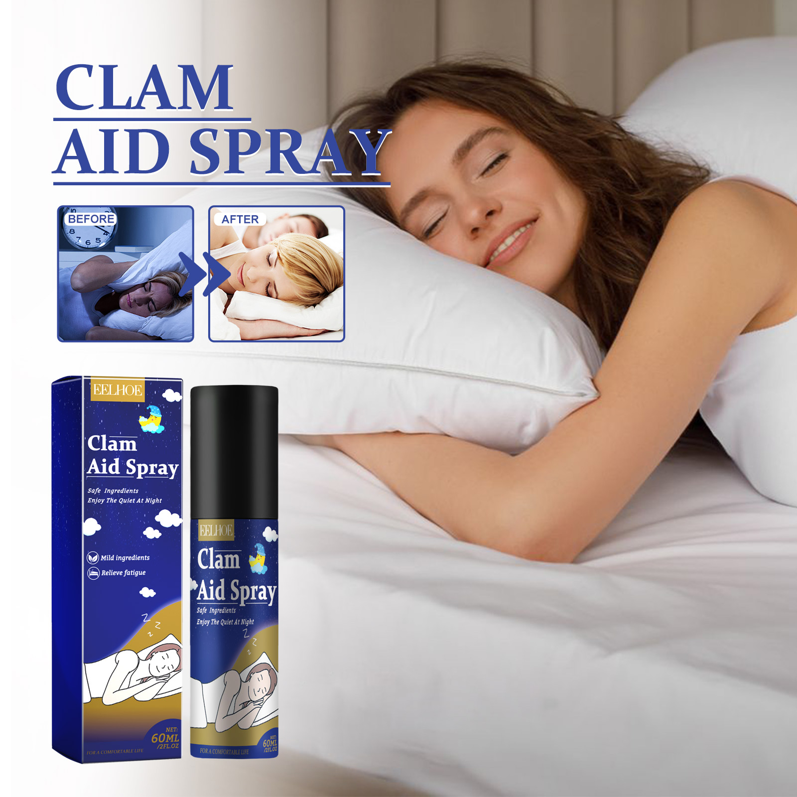 Lavender Pillow Spray - EELHOE – Spray de sommeil à