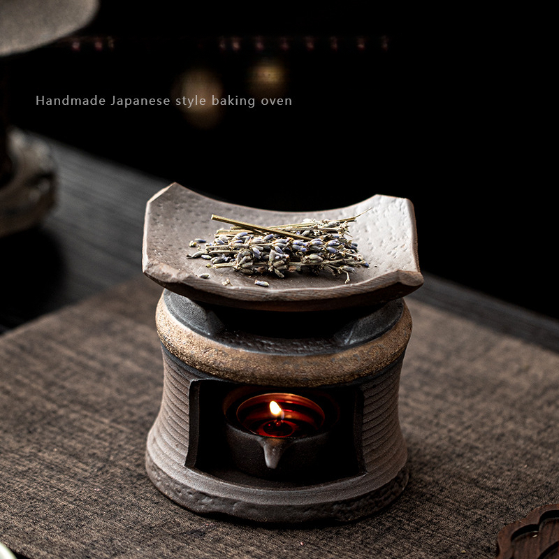 Ceramic Oil Burner - Diffuseur d'arômes en céramique japonaise artisanale,