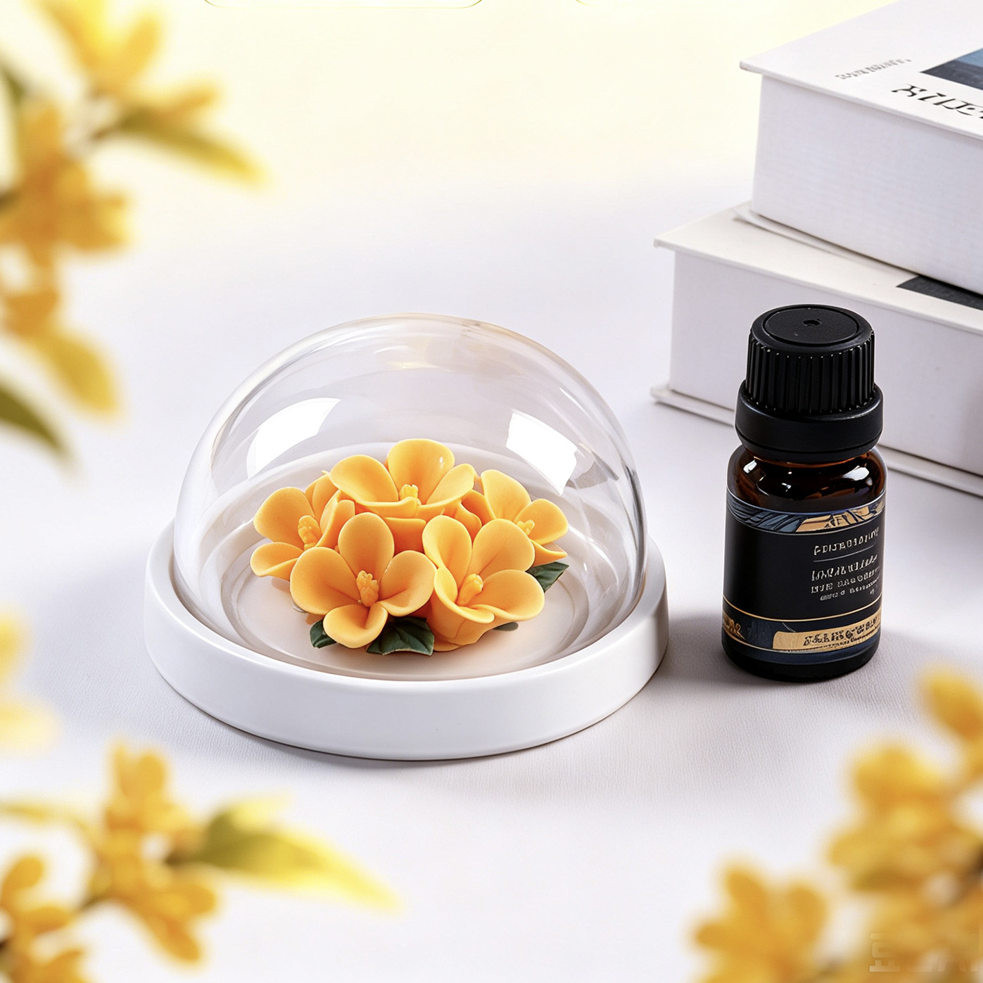 Home Fragrance Business - Diffuseur d'arômes en céramique à motif