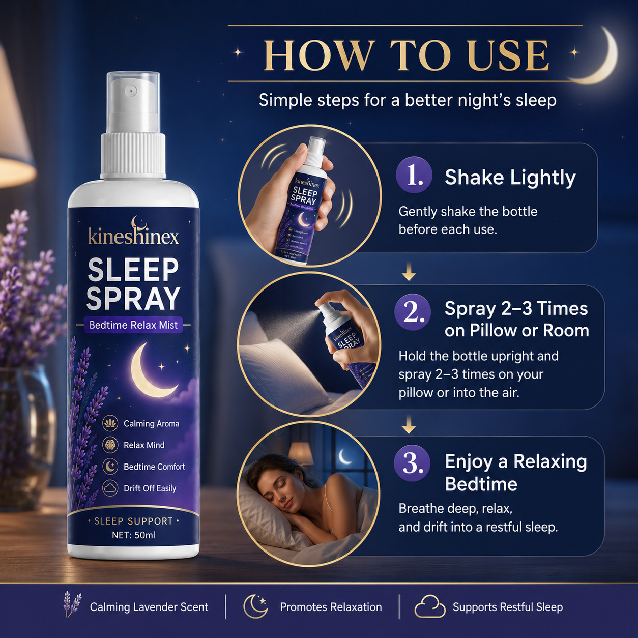 Spray pour le sommeil – Brume  - Lavender Pillow Spray avis et prix